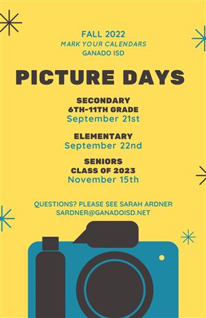 Picture day info